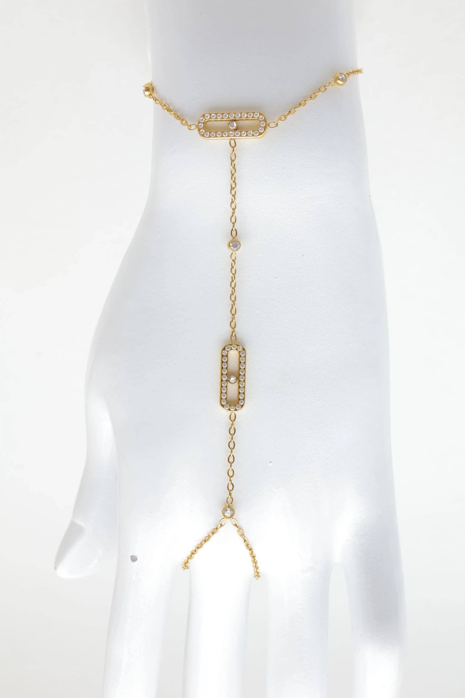 Stainless steel bracelets: GOLDEN