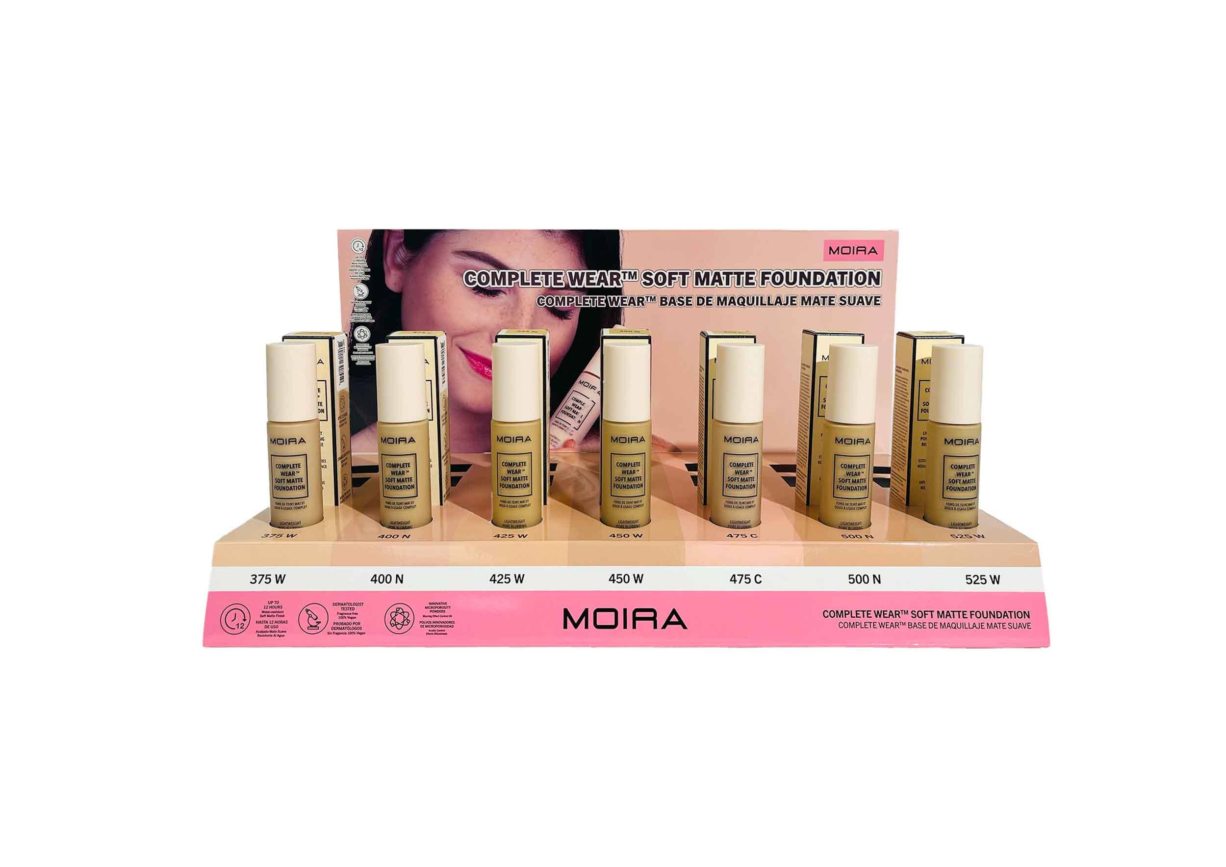 Makeup Display Complete Wear Soft Matte Foundation 28pcs