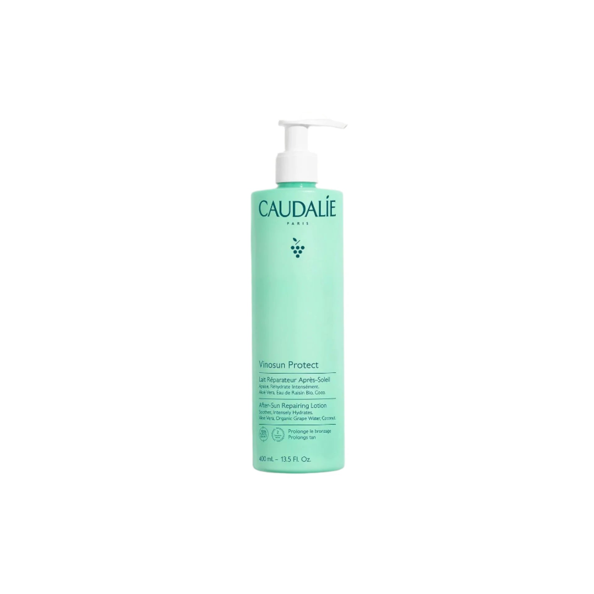 Caudalie Vinosun Protect After Sun Repairing Lotion β Soothing and hydrating lotion for skin after sun exposure.