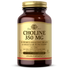 Solgar Choline 350mg bottle with nutritional supplement tablets