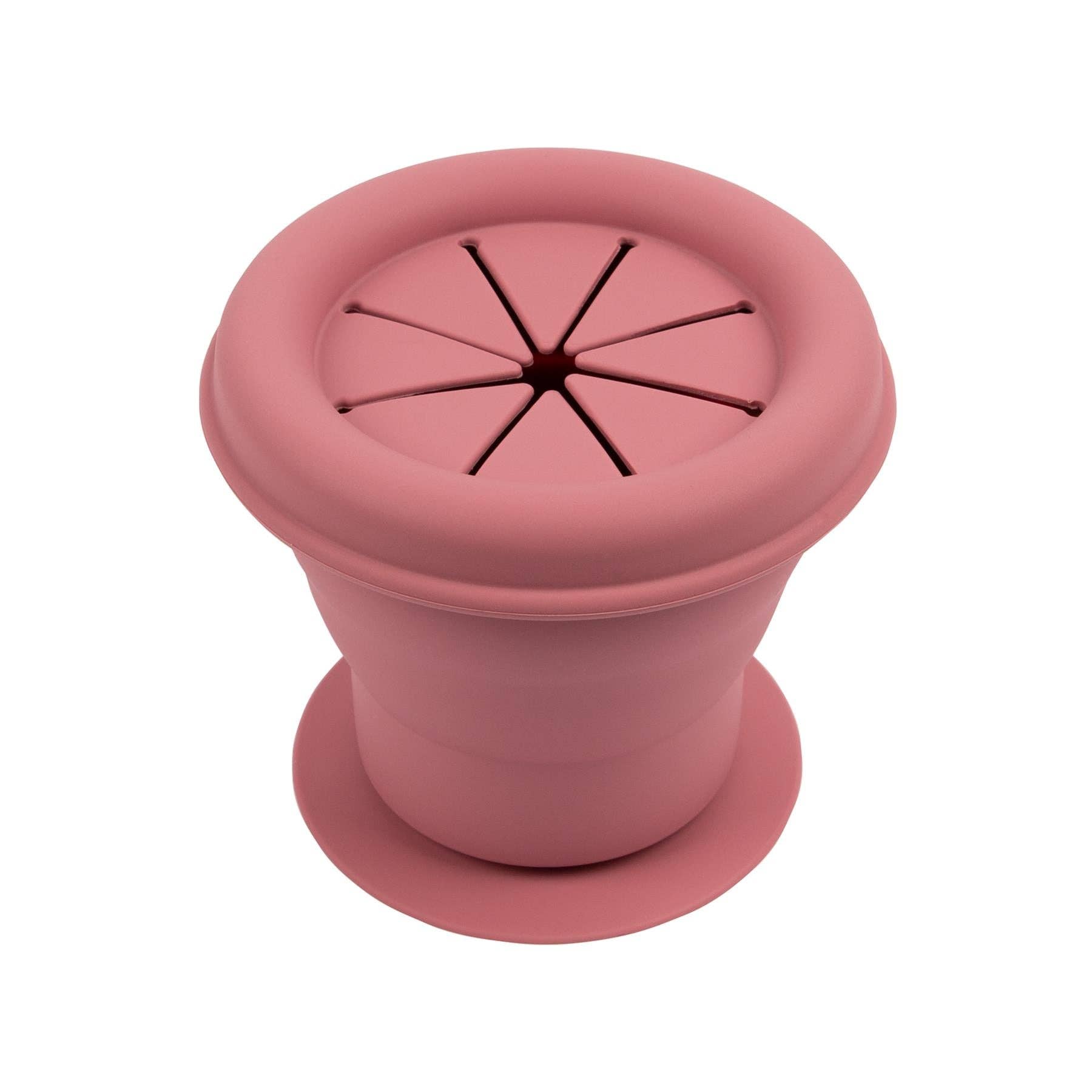 Baby Silicone Snack Pot - By Tiny Dining: Silver Sage
