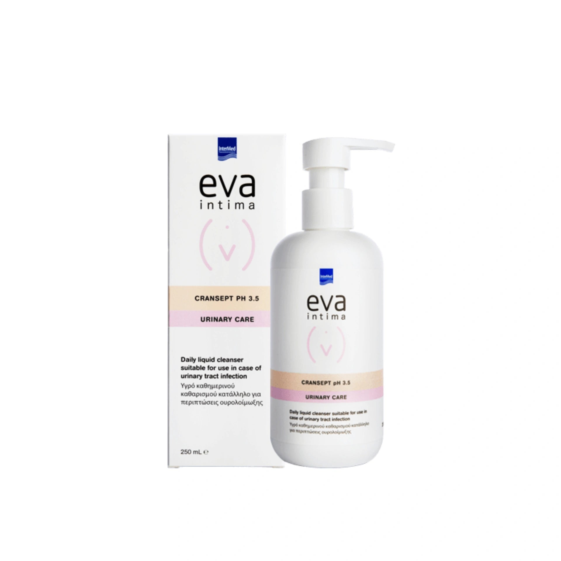 EVA Intima Cransept 250ml Liquid Cleanser for Urinary Health Support