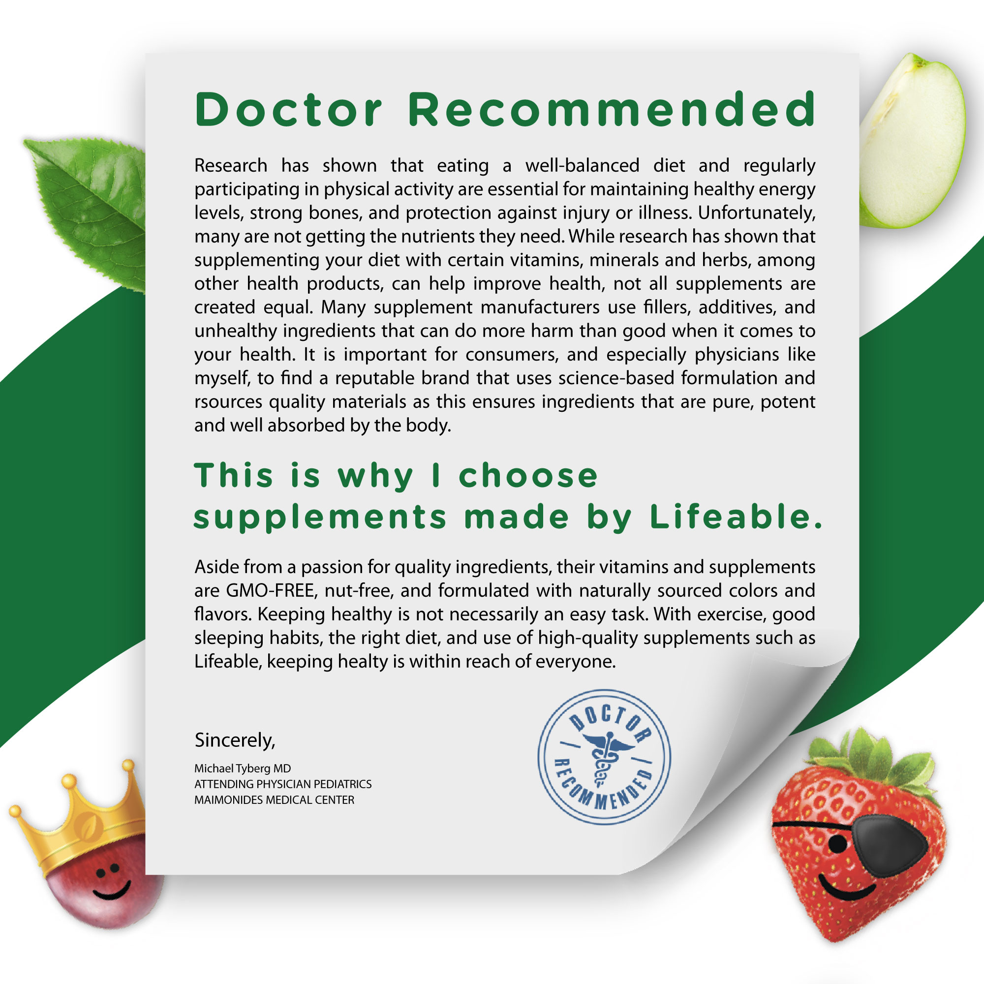 Lifeable - Vitamin B6 Gummies For Kids, 50mg, 60ct