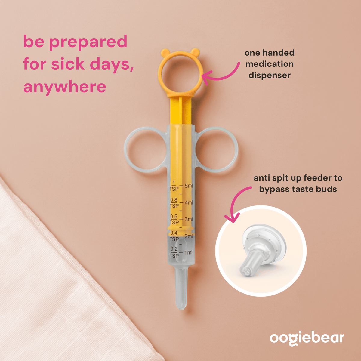 Oogiebear baby medicine syringe & feeder