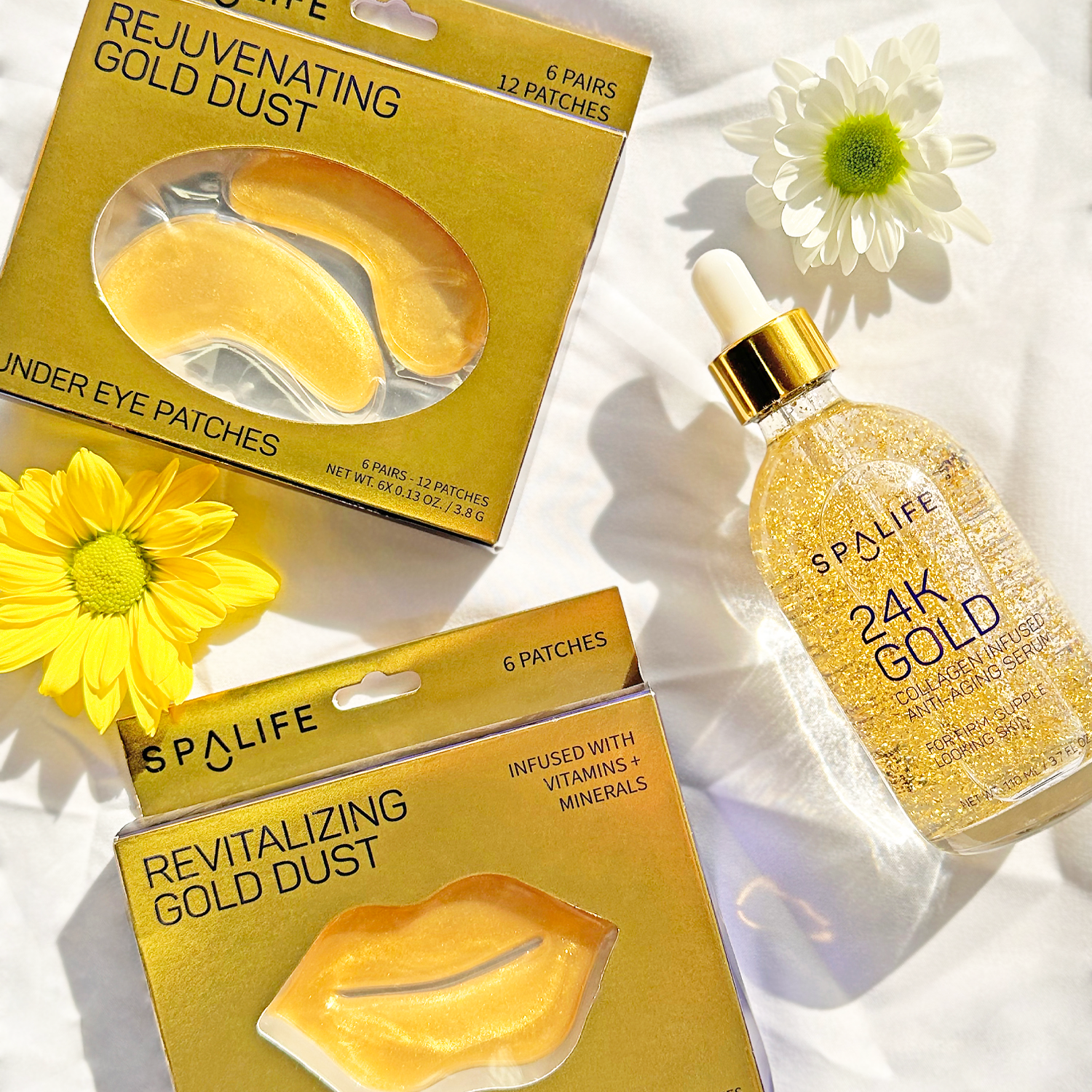 Rejuvenating Gold Dust Under Eye Patches | 8 Pack