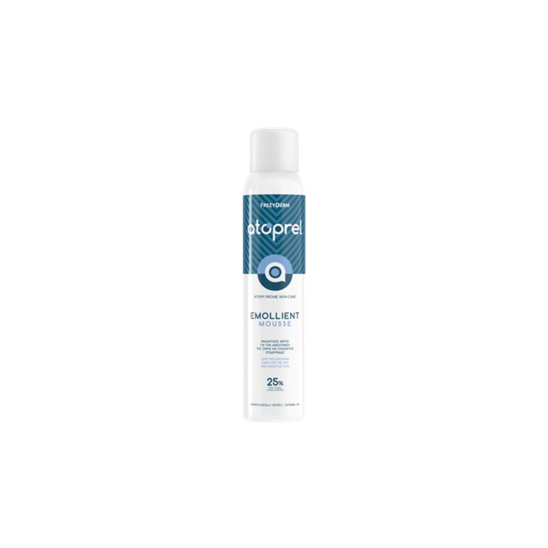 Frezyderm Atoprel Emollient Mousse – Hydrating foam for dry and sensitive skin with atopic dermatitis.
