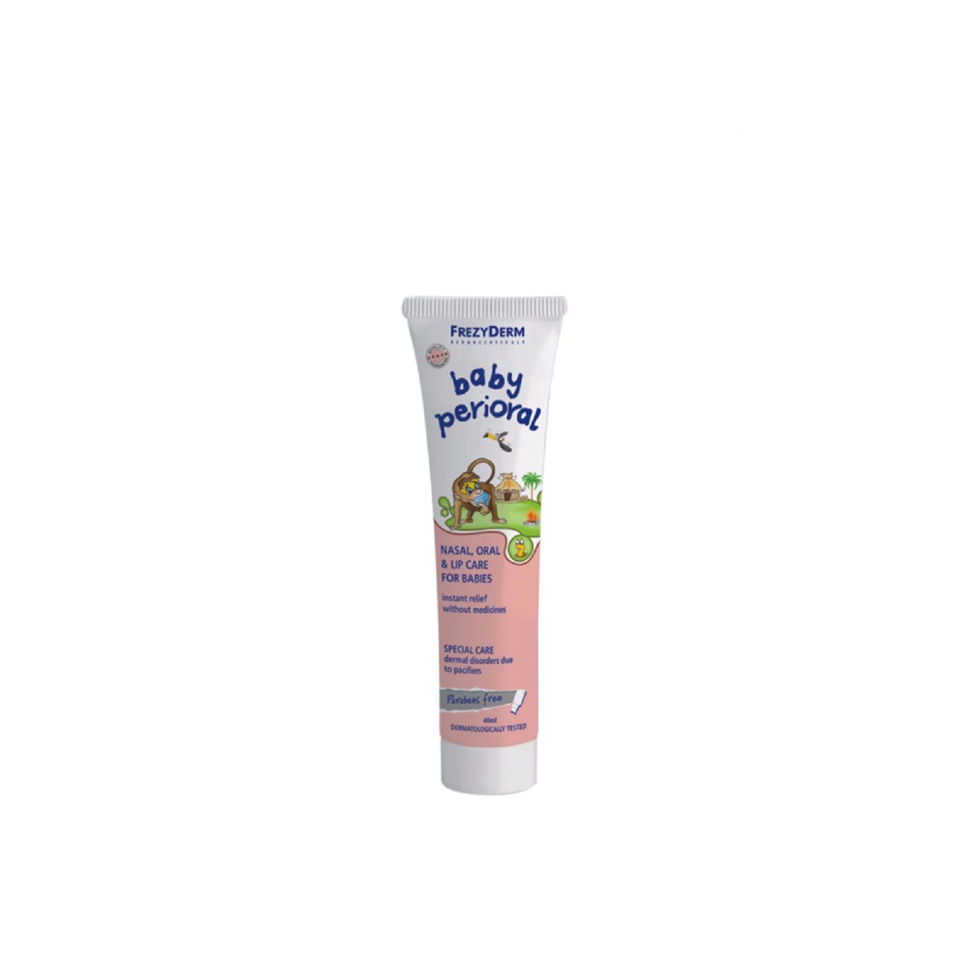 Frezyderm Baby Perioral Cream for soothing skin around the mouth and nose.