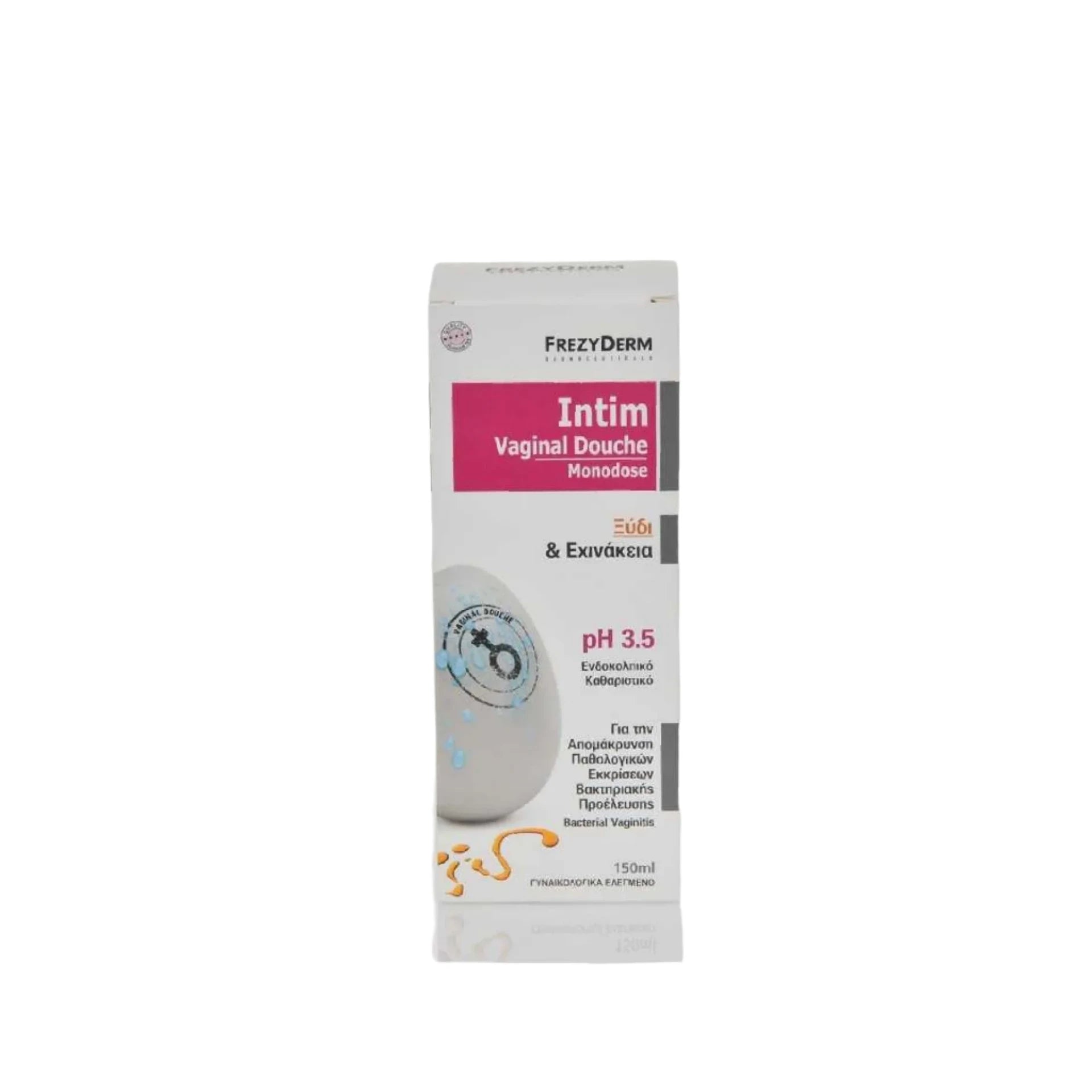 Frezyderm Intim Vaginal Douche Vinegar pH 3.5 - Vaginal cleanser for bacterial vaginosis and pH balance.