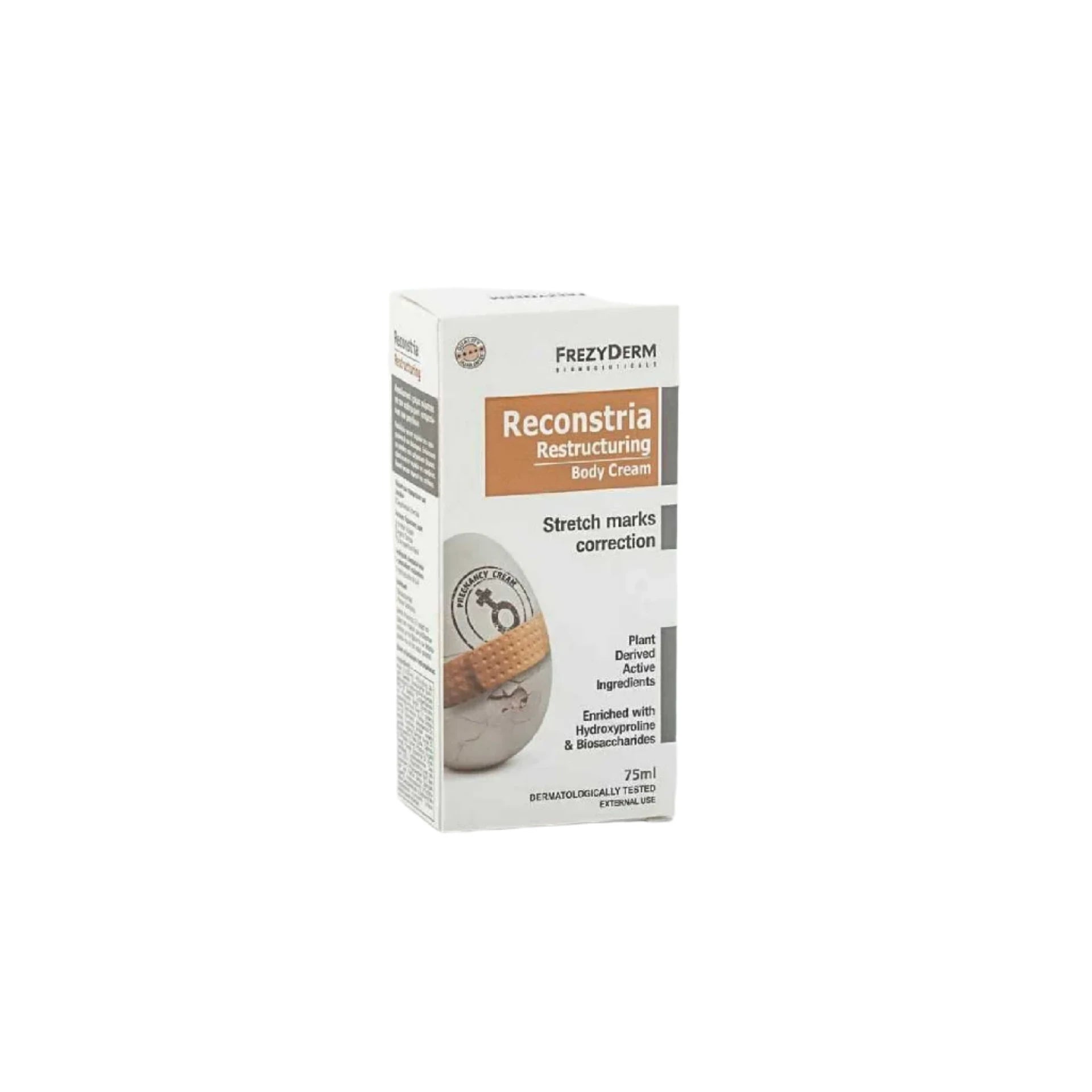 FrezyDerm Reconstria Cream for correcting stretch marks and improving skin texture.