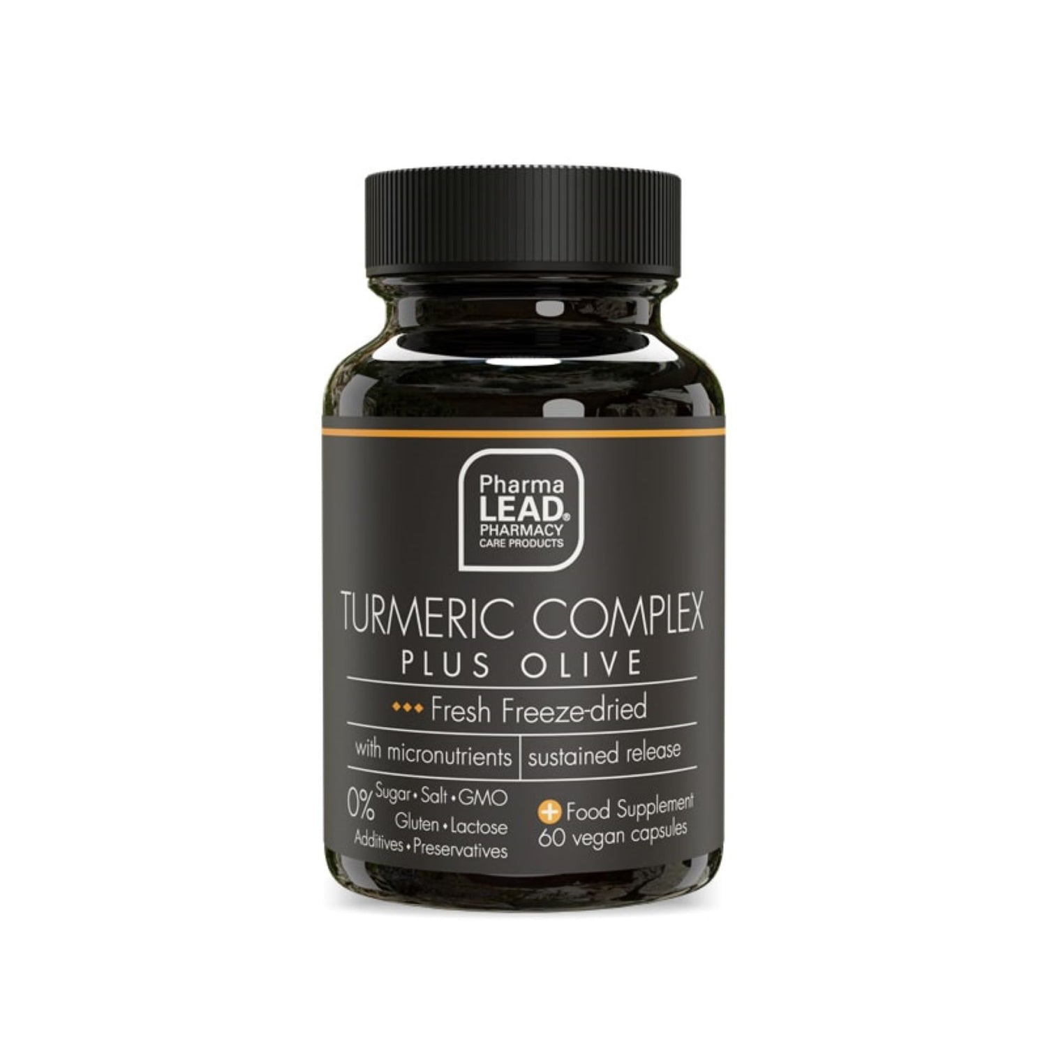 Turmeric Complex Plus Olive supplement for antioxidant support and immune function.