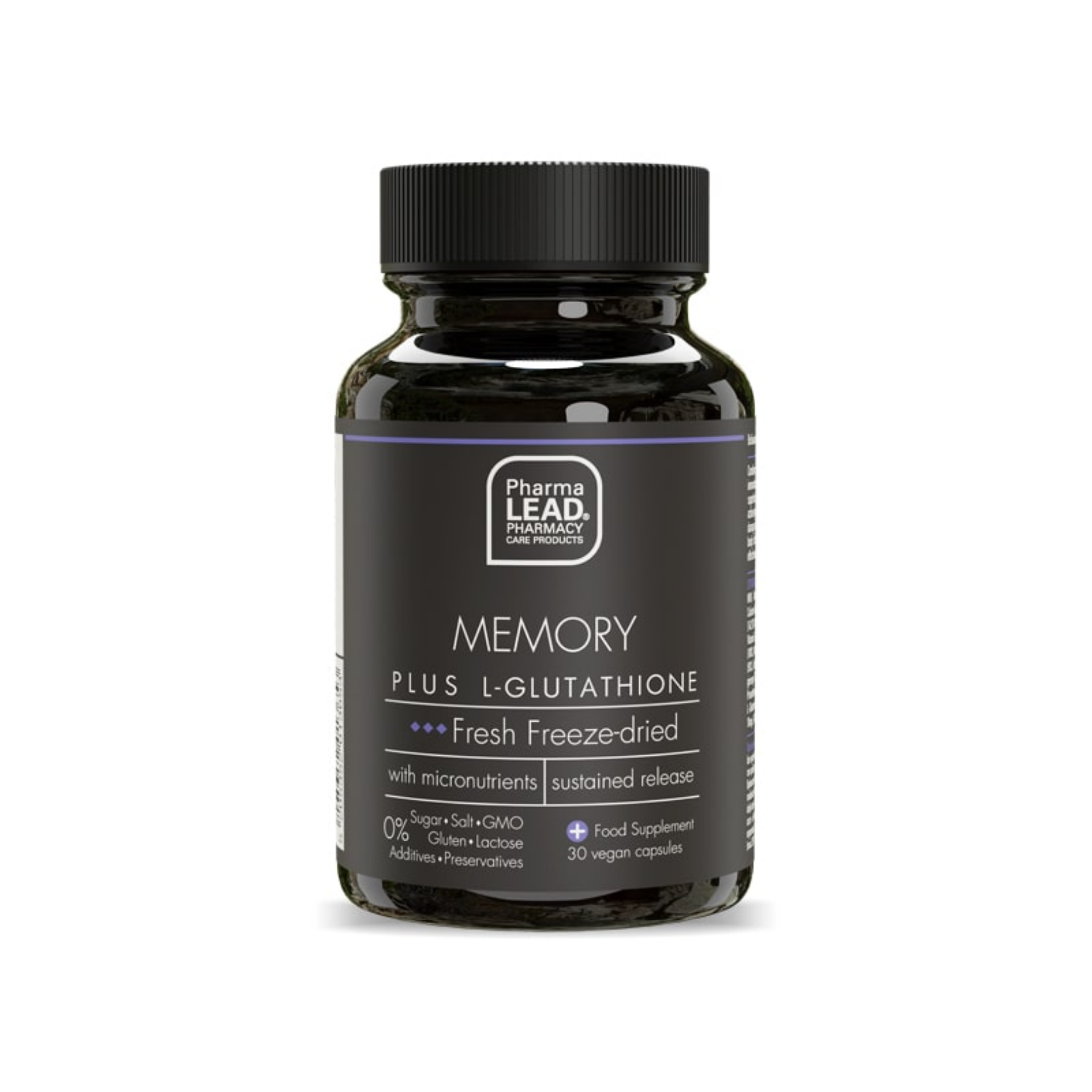 Memory Plus L-Glutathione, a memory enhancement supplement.