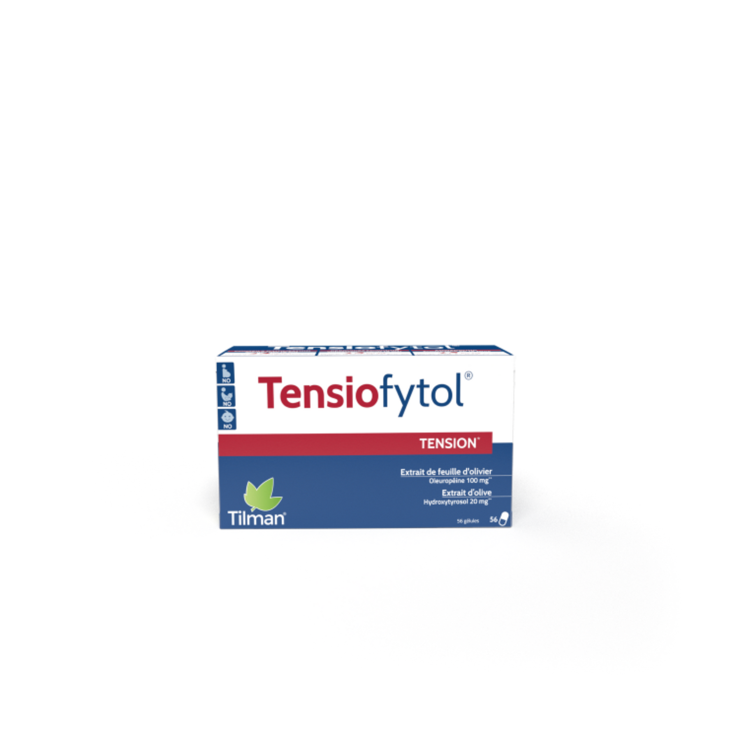 Tensiofytol food supplement capsules for balanced blood pressure.