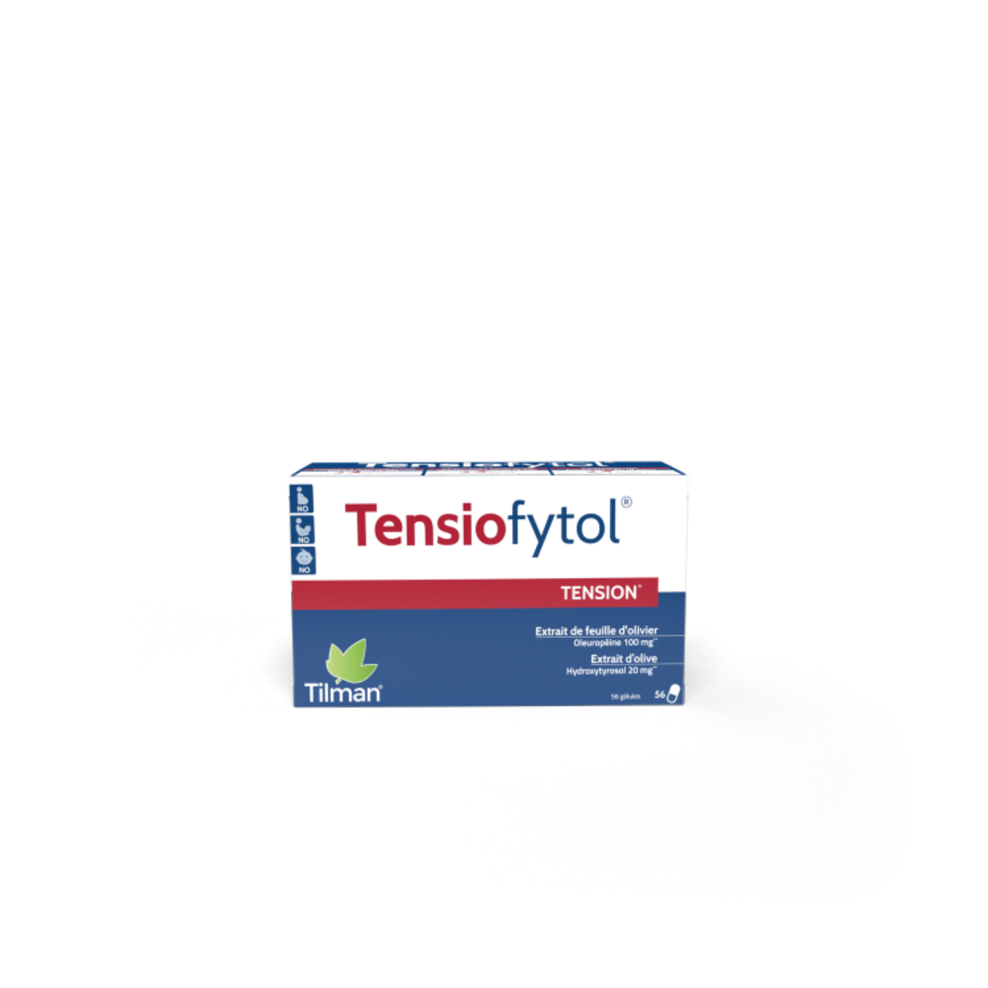 Tensiofytol food supplement capsules for balanced blood pressure.