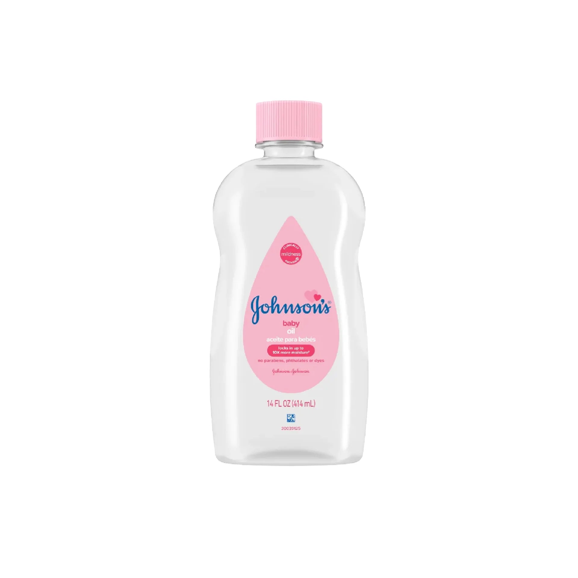 Johnson’s Baby Oil for moisturizing and softening baby’s delicate skin.