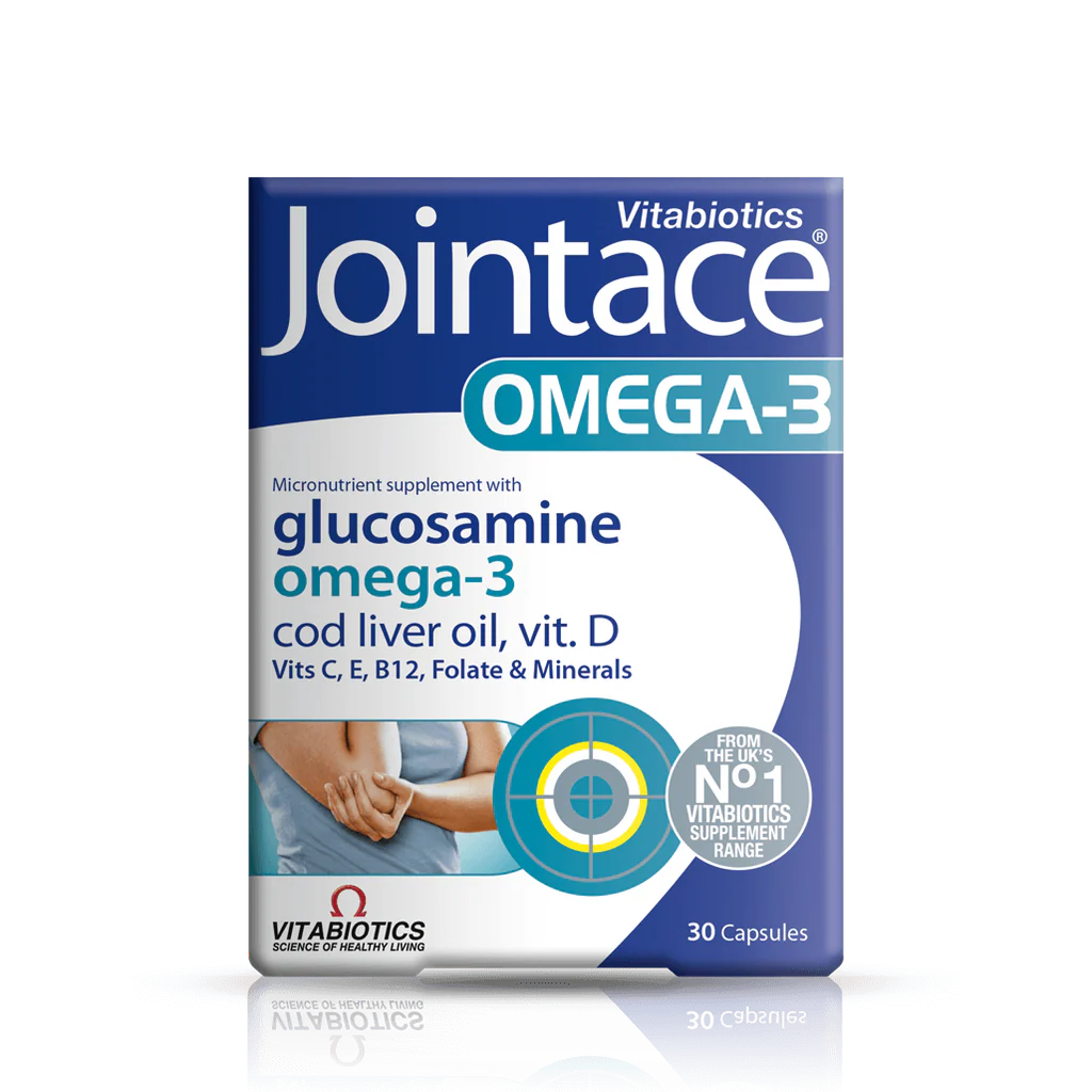 Vitabiotics Jointace Omega-3 - Joint and bone health support with omega-3 and glucosamine.