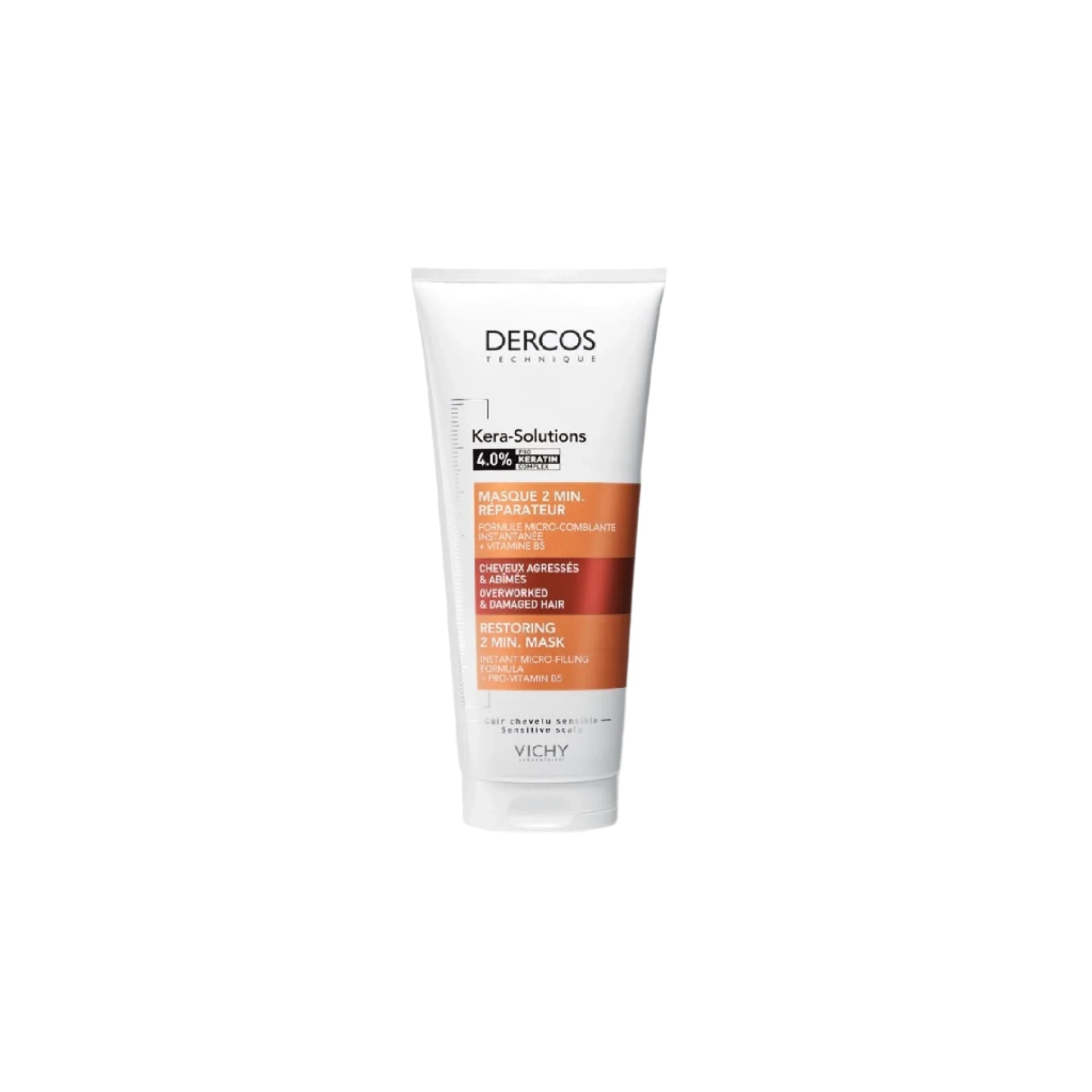 Vichy Dercos Kera-Solutions Restoring Mask - Quick repair treatment for dry, damaged hair.
