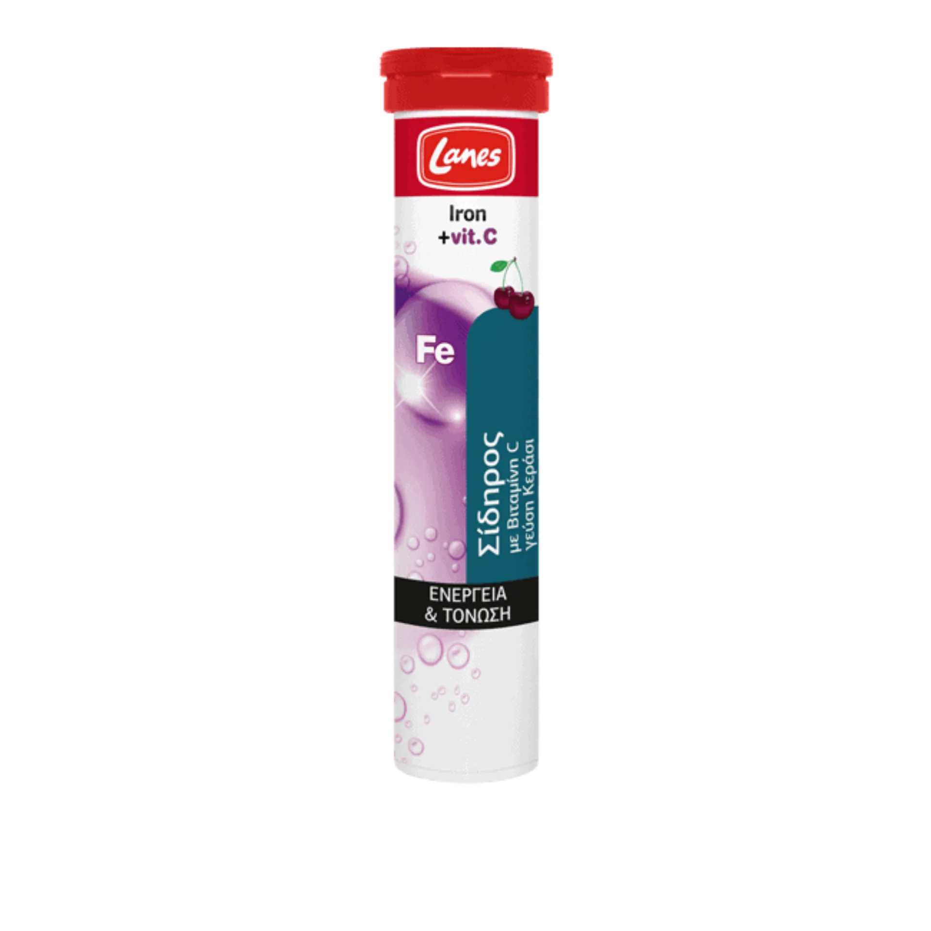 Lanes Iron + Vitamin C Supplement - Enhances energy, cognitive function, and immune health.