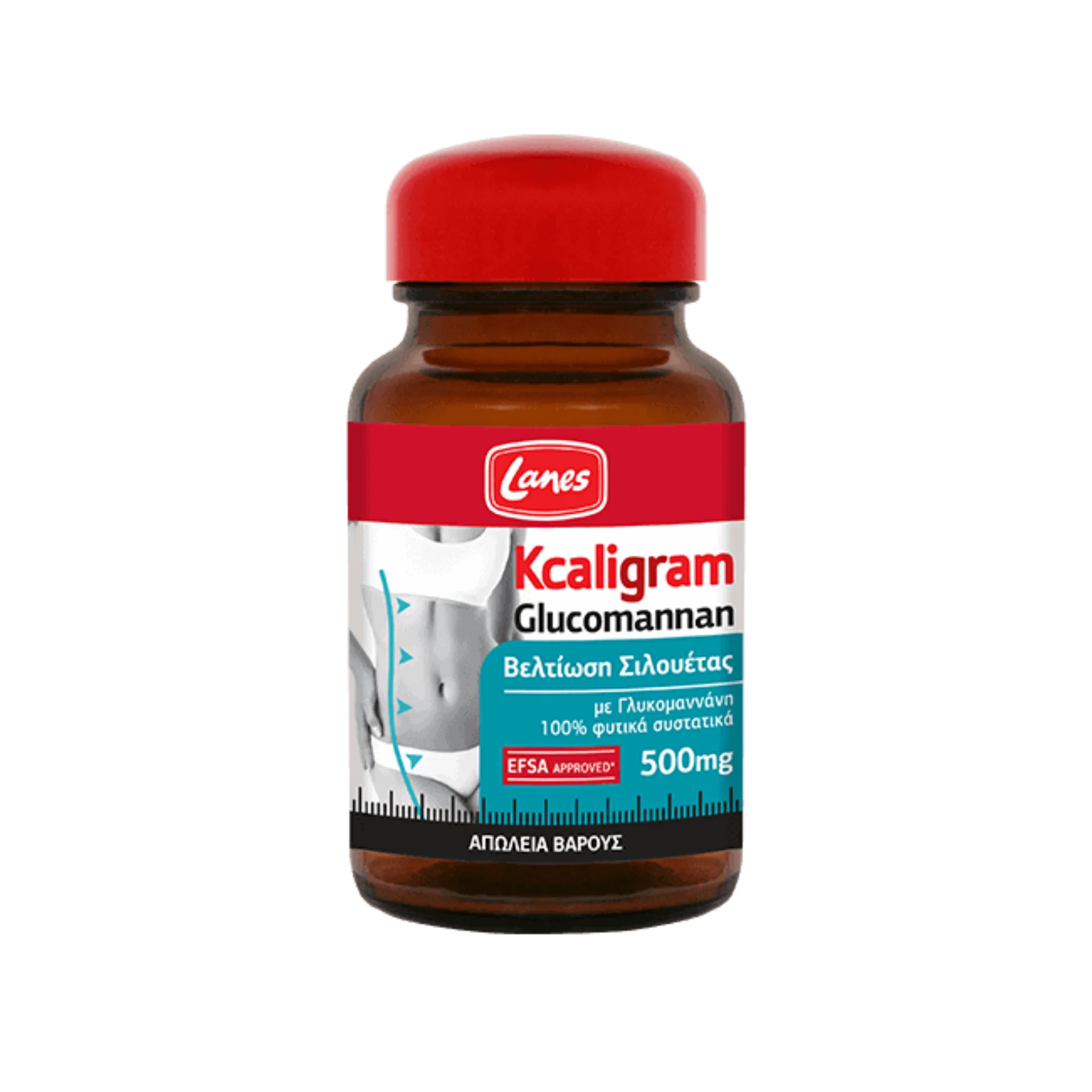 Lanes Kcaligram Glucomannan - Supports weight management and cholesterol levels with natural glucomannan fibers.