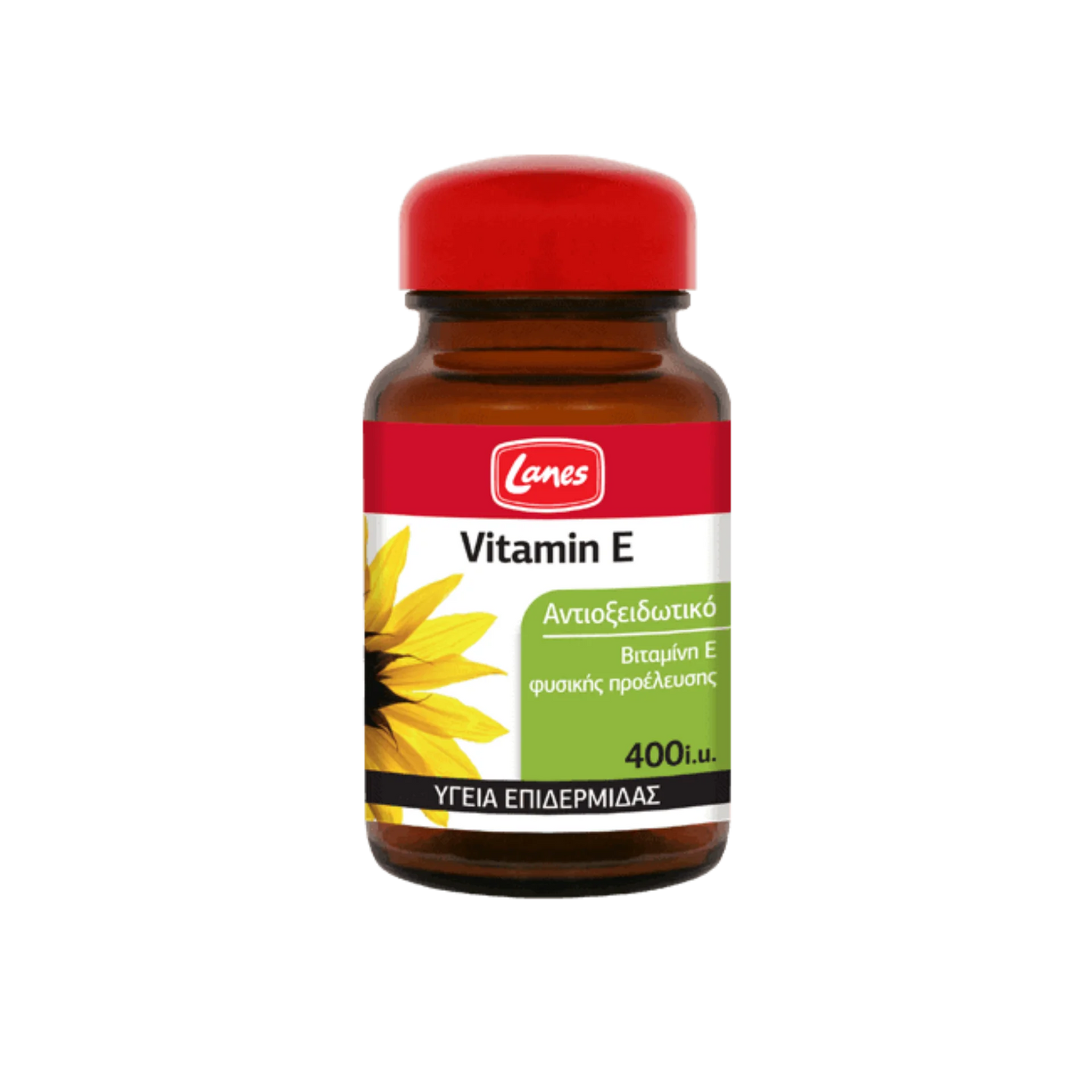 Lanes Vitamin E Supplement - 400 IU of natural d-alpha tocopherol for antioxidant protection.