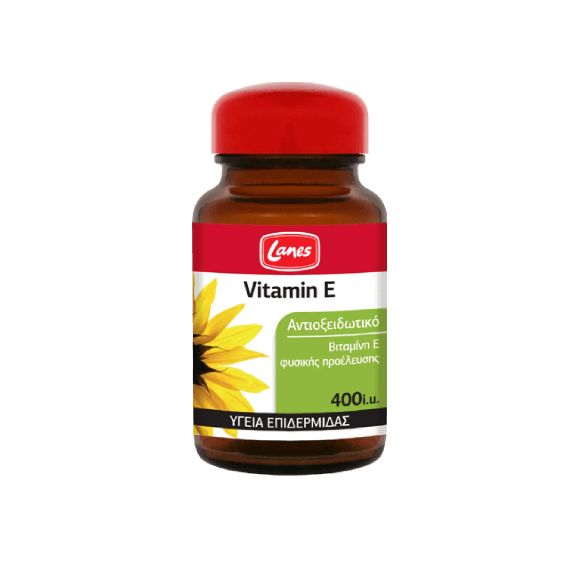 Lanes Vitamin E Supplement - 400 IU of natural d-alpha tocopherol for antioxidant protection.