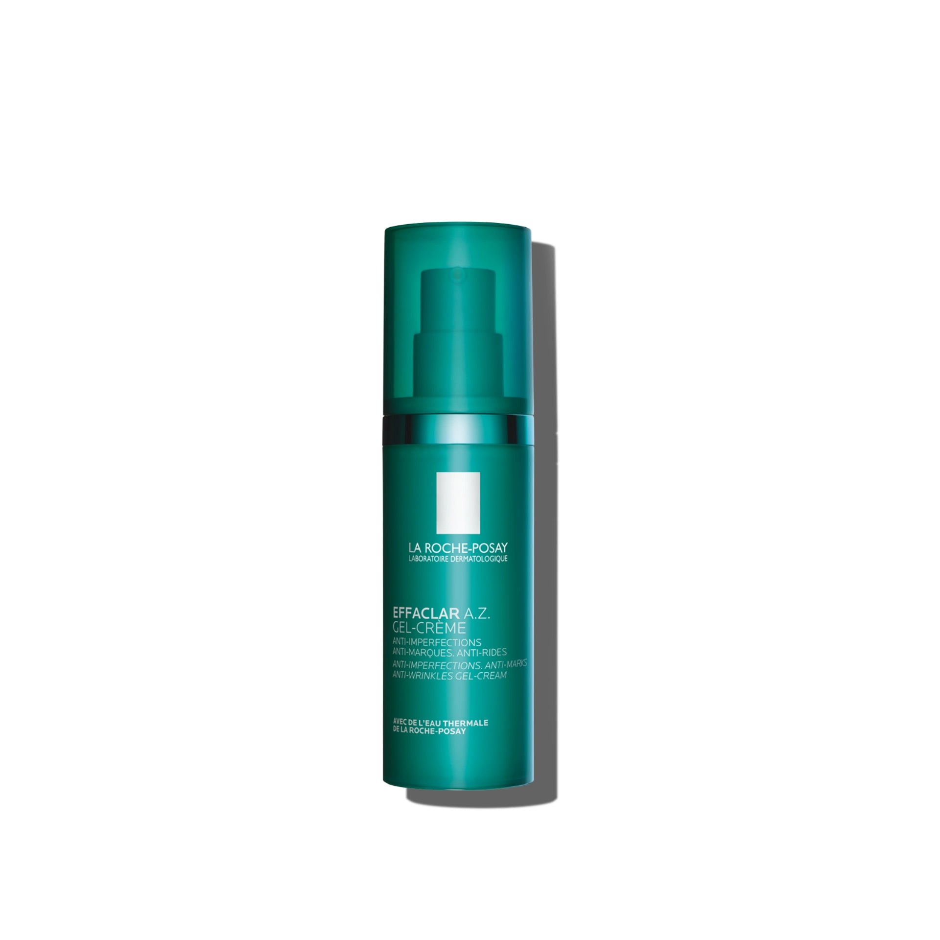La Roche-Posay Effaclar A.Z anti-acne and anti-aging gel-cream for adult skin with visible results on imperfections and fine lines.