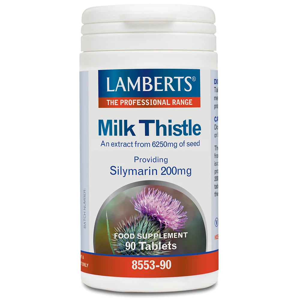 Lamberts Milk Thistle 250mg - Supports liver detox and health with potent silymarin.