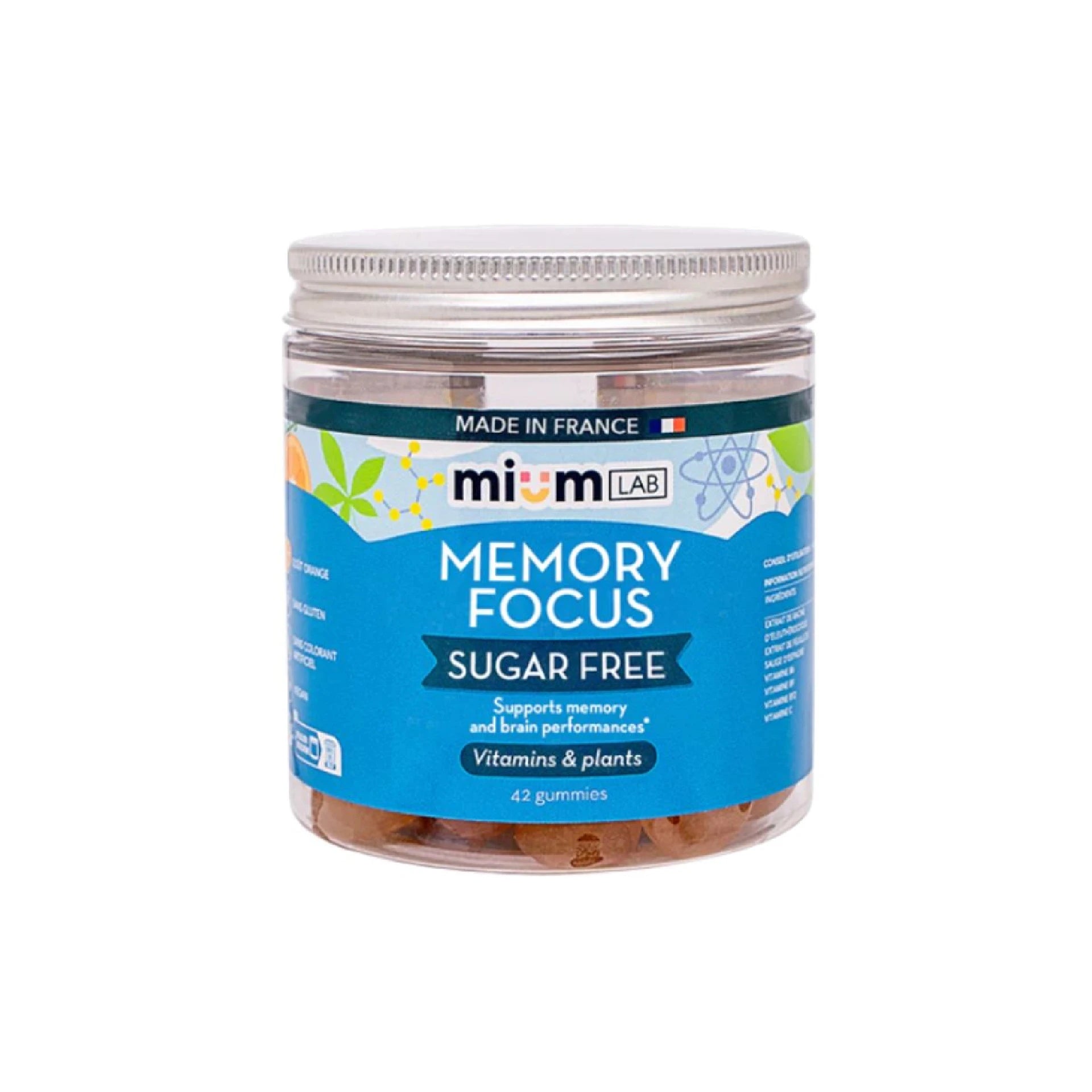 Mium Lab Memory & Focus Gummies - cognitive support supplement.