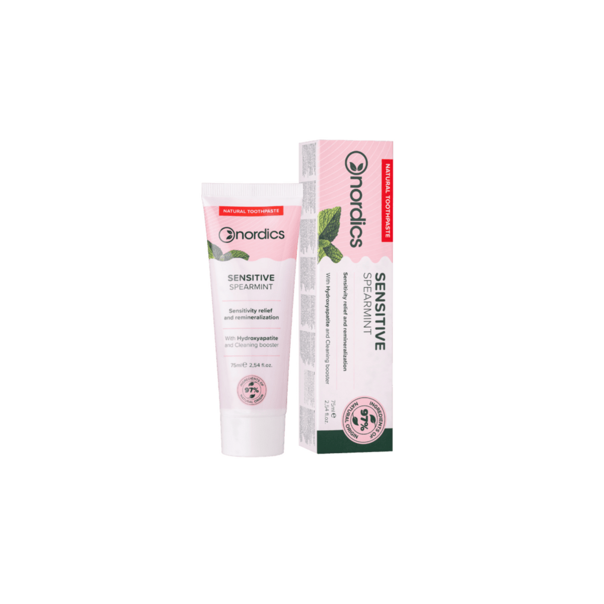 Nordics Natural toothpaste Sensitive Spearmint 75ml