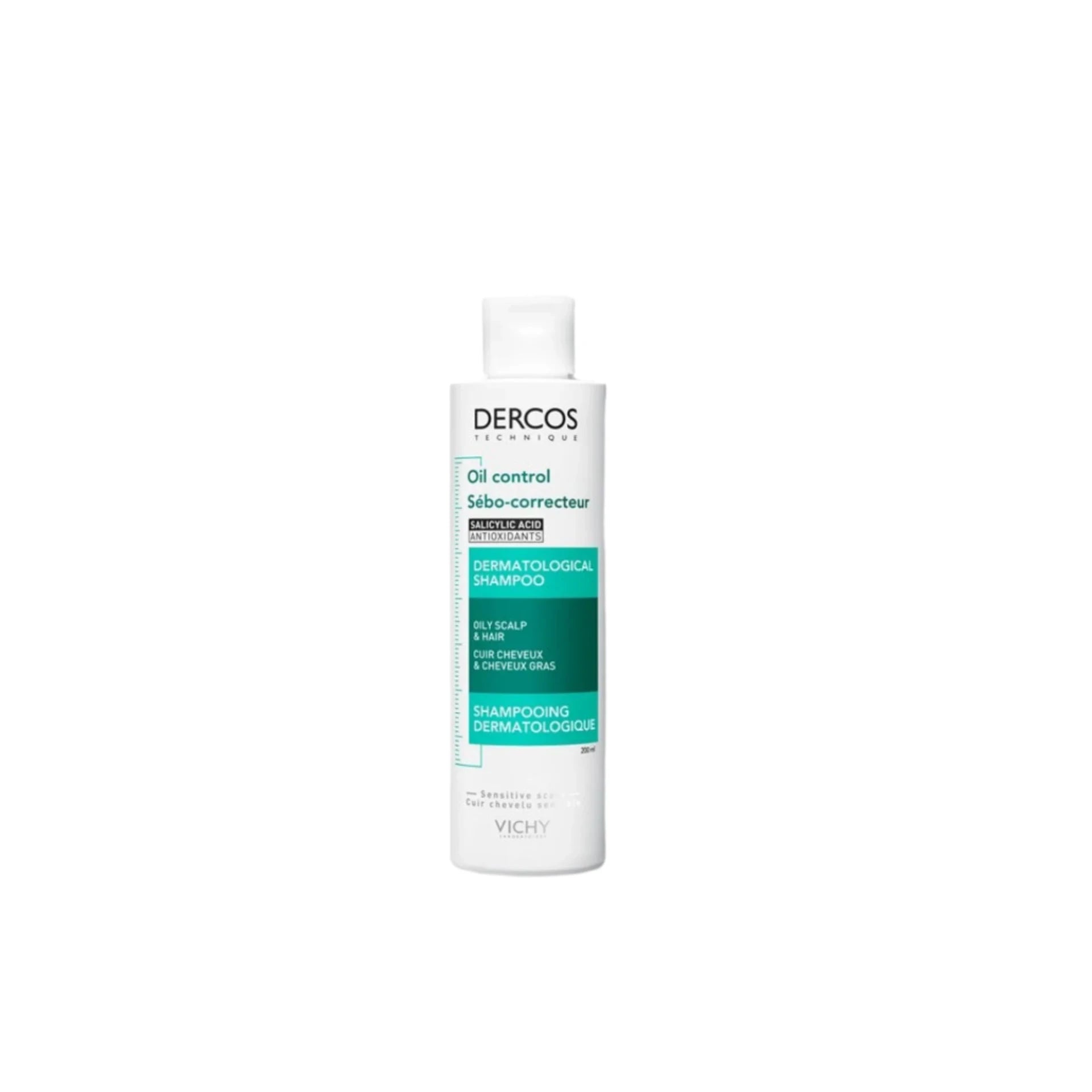 Vichy Dercos Oil Control Advanced Action Shampoo - Balancing shampoo for oily hair.