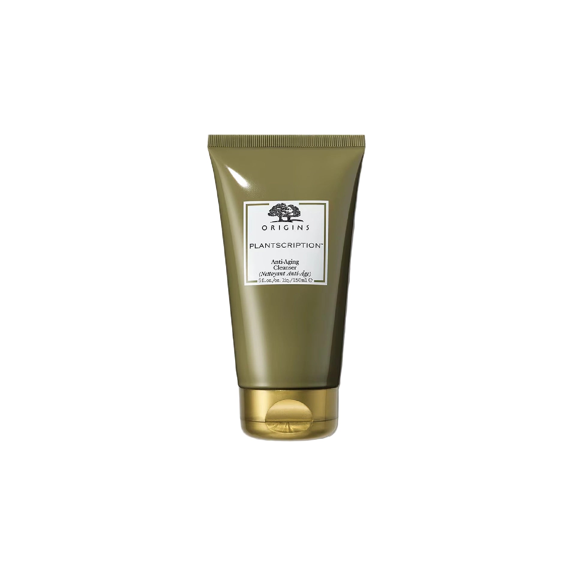Origins Plantscription™ Anti-Aging Cleanser – gentle foaming cleanser with Anogeissus and Jasmine to cleanse, smooth, and promote youthful radiance.