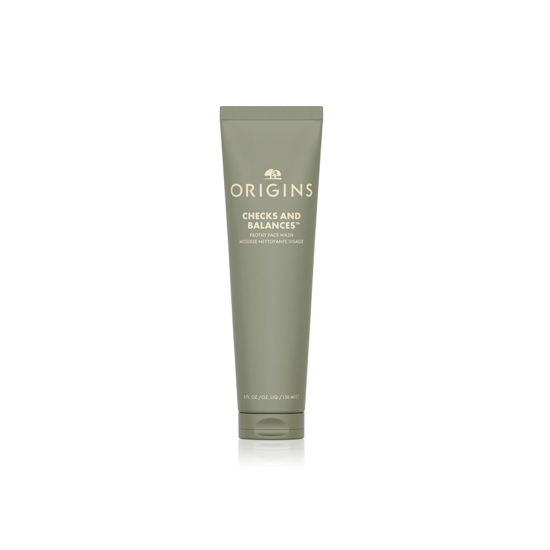 Origins Checks and Balances Frothy Face Wash – gentle balancing cleanser that purifies, refreshes, and cleanses without stripping skin.