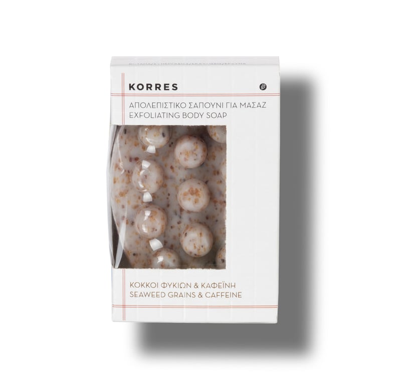 KORRES Seaweed Grains + Caffeine Exfoliating Body Soap For Massage 125g
