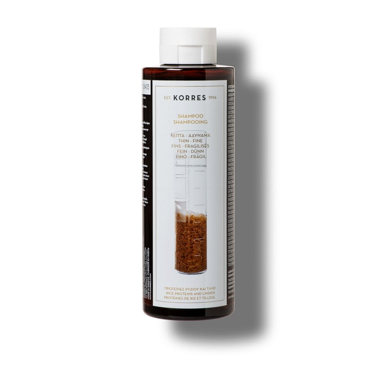 KORRES Rice Proteins + Linden Shampoo For Thin / Fine Hair 250ml