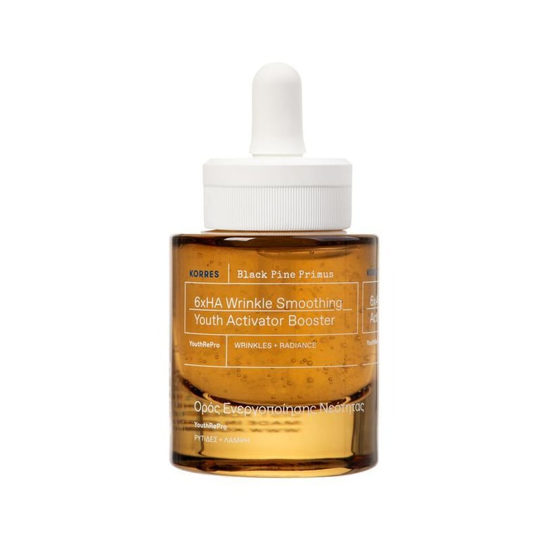 KORRES Black Pine Primus 6xHA Wrinkle Smoothing Youth Activator Booster Serum 30ml