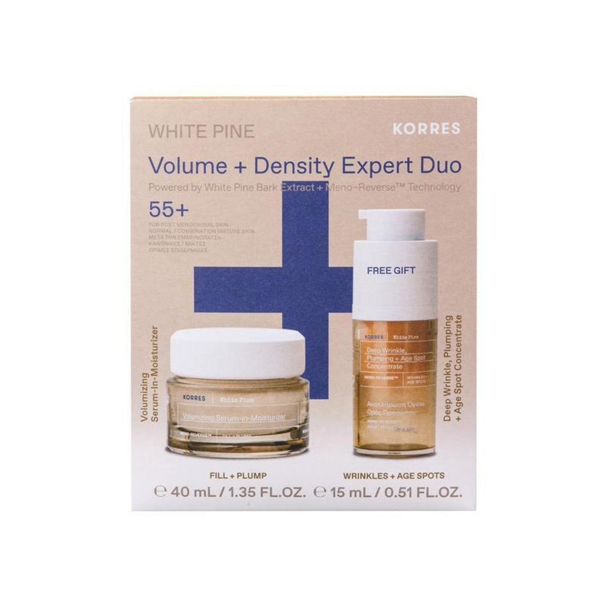 KORRES Volume + Density Morning Expert Duo 40ml + 15ml