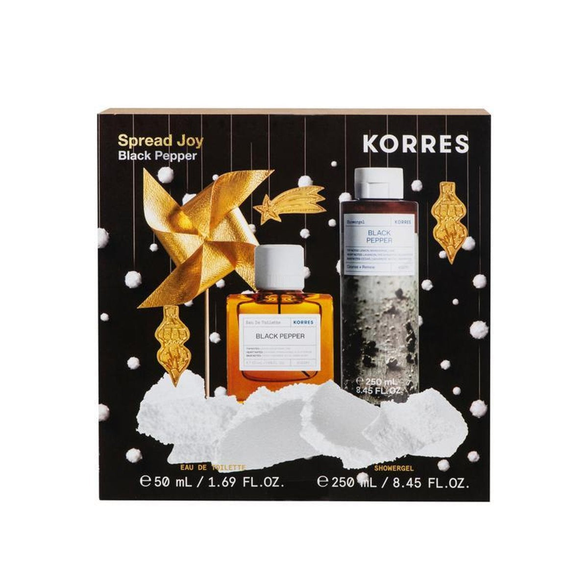 KORRES Black Pepper Set Eau De Toilette + Showergel 50ml + 250ml