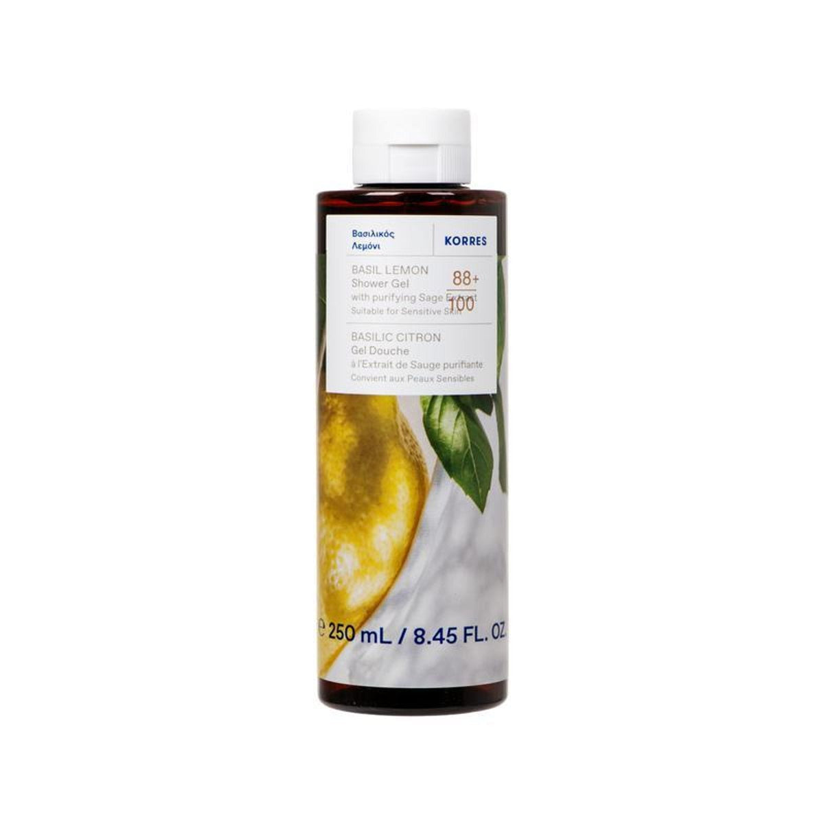 KORRES Basil Lemon Shower Gel 250ml