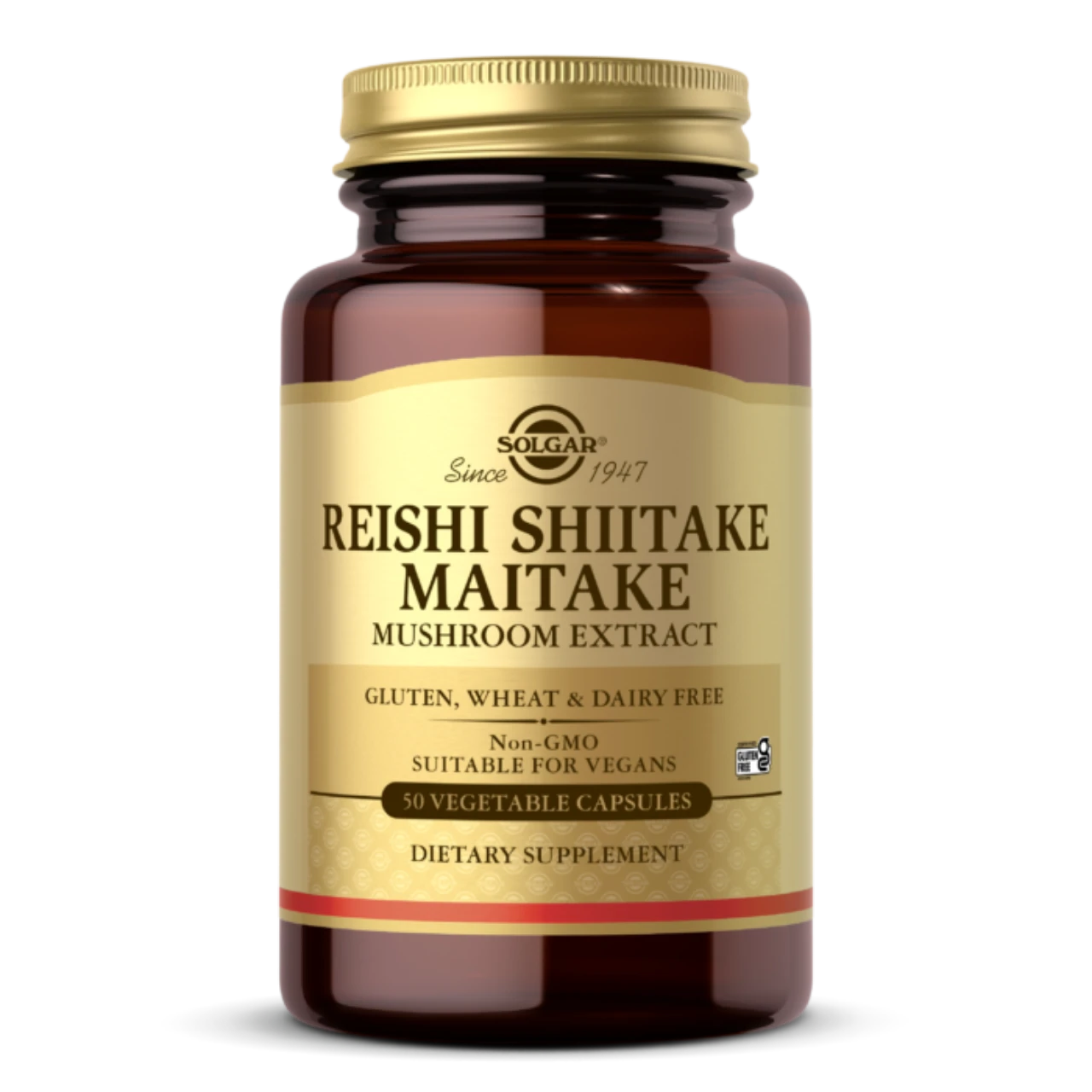 Solgar Reishi Shiitake Maitake Mushroom Extract - Promotes immune and cardiovascular health.