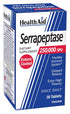 HealthAid Serrapeptase Tablets - Joint and respiratory health enzyme supplement.