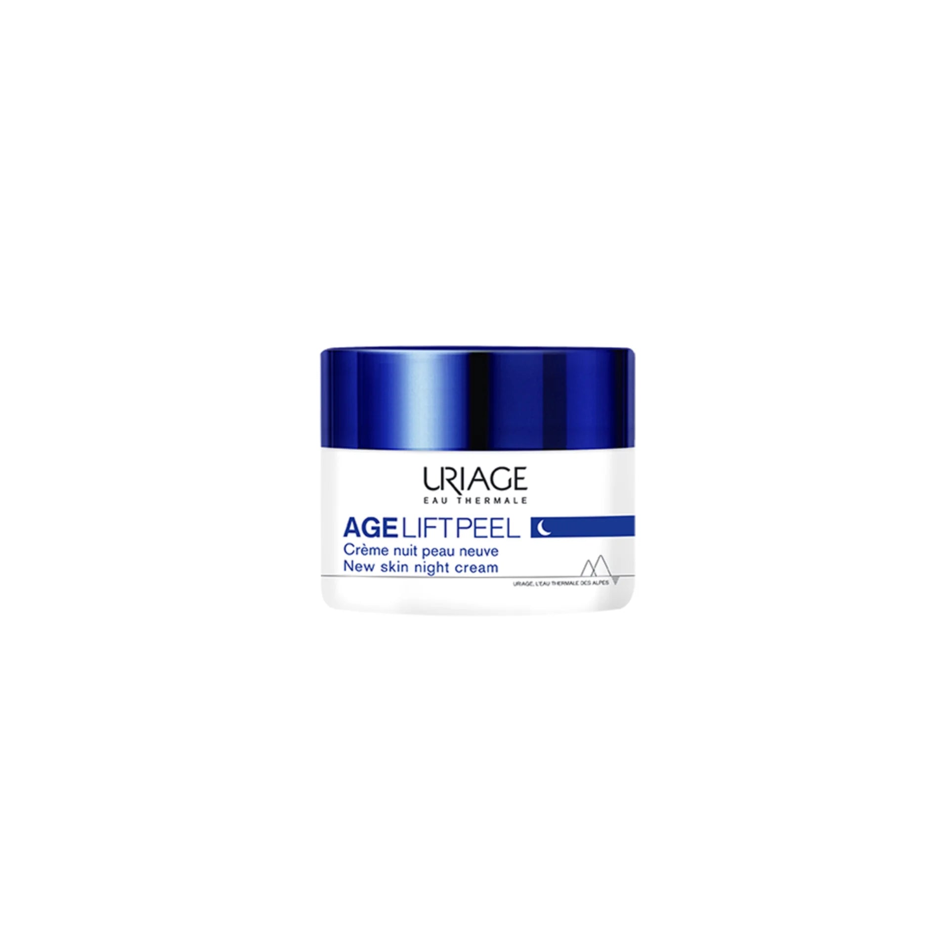 Uriage Age Lift Peel New Skin Night Cream for overnight skin renewal.