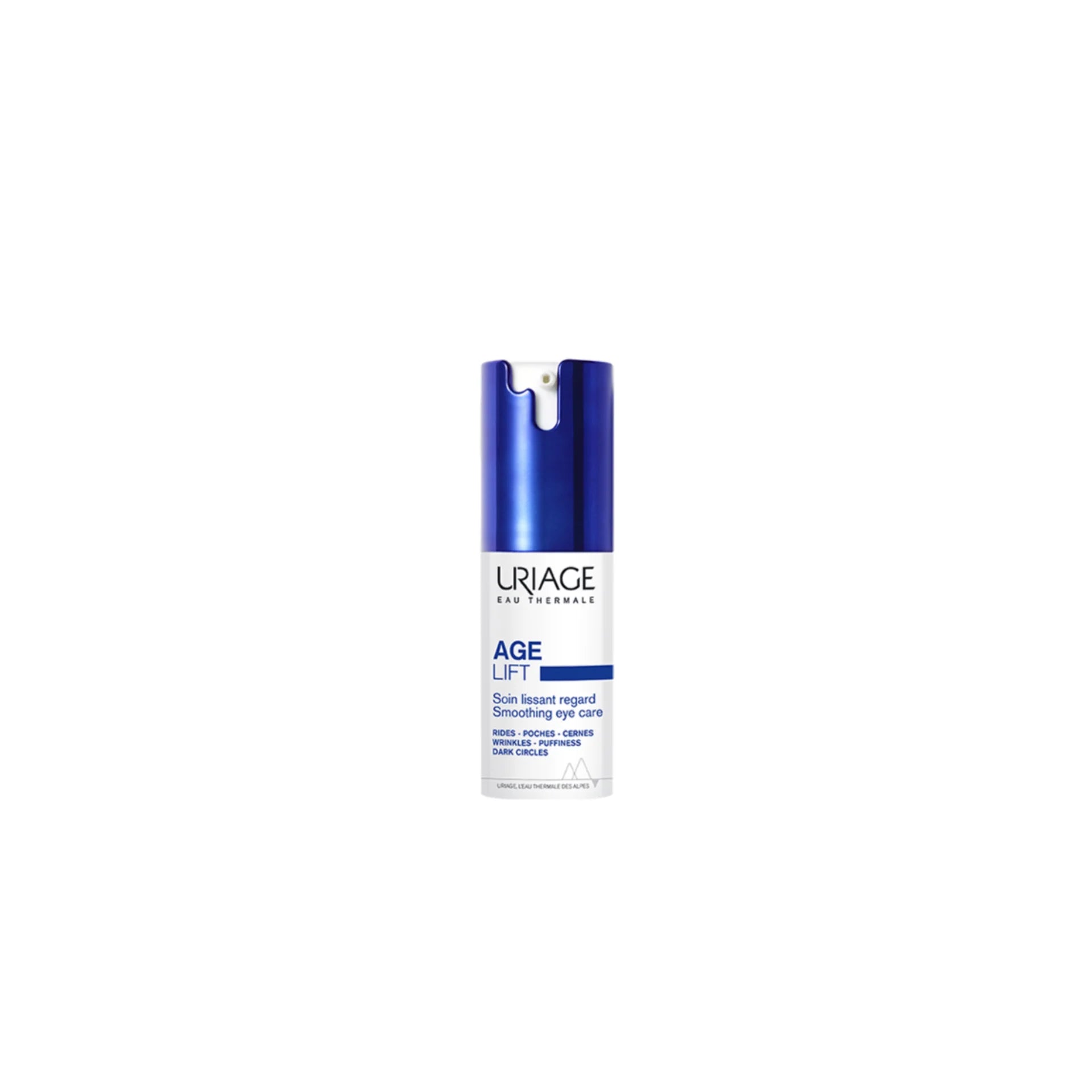 Uriage Age Lift Smoothing Eye Care – Firming eye cream for reducing wrinkles, puffiness, and dark circles.