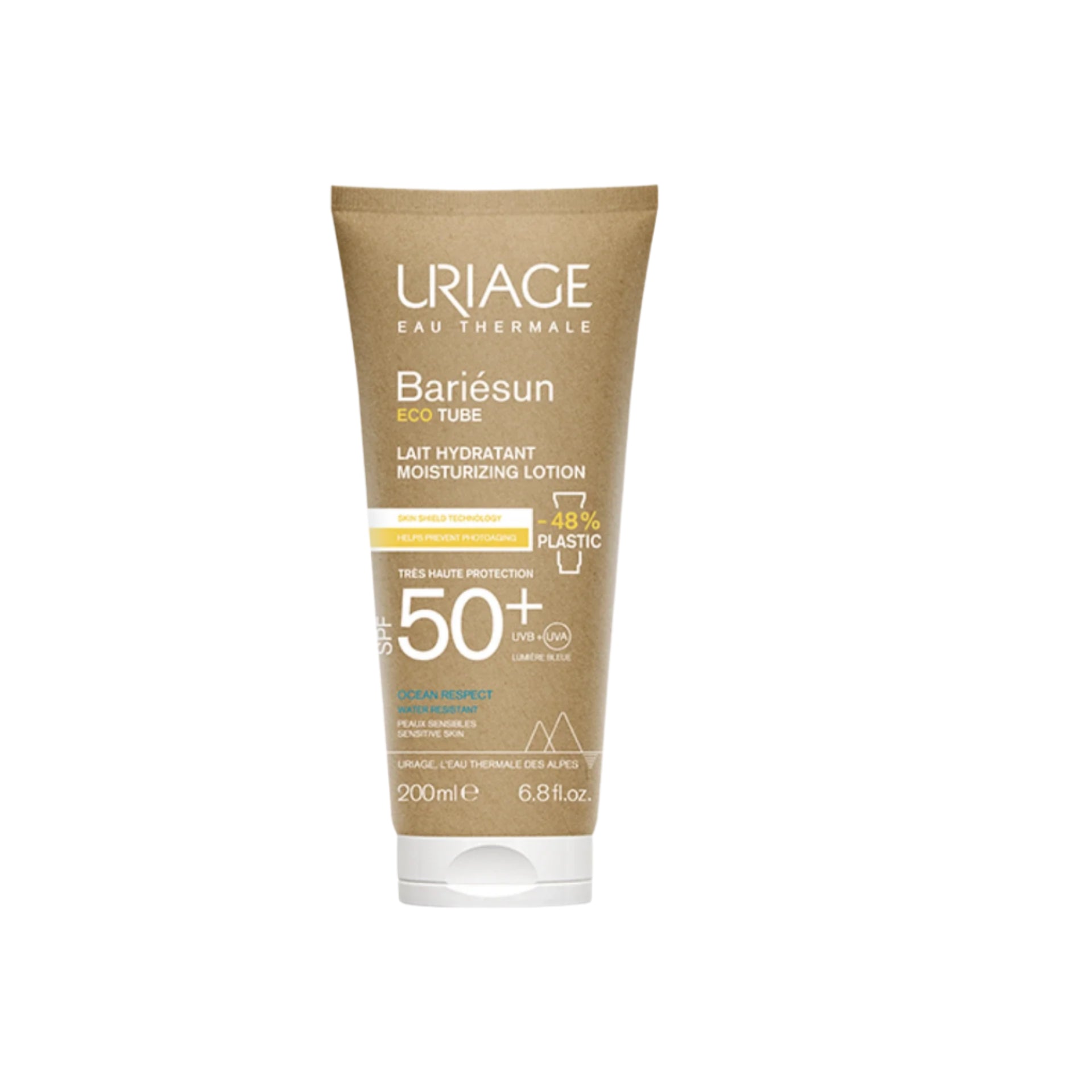 Uriage Bariésun Moisturizing Lotion SPF50+ – high-protection suncare for soft, hydrated skin.