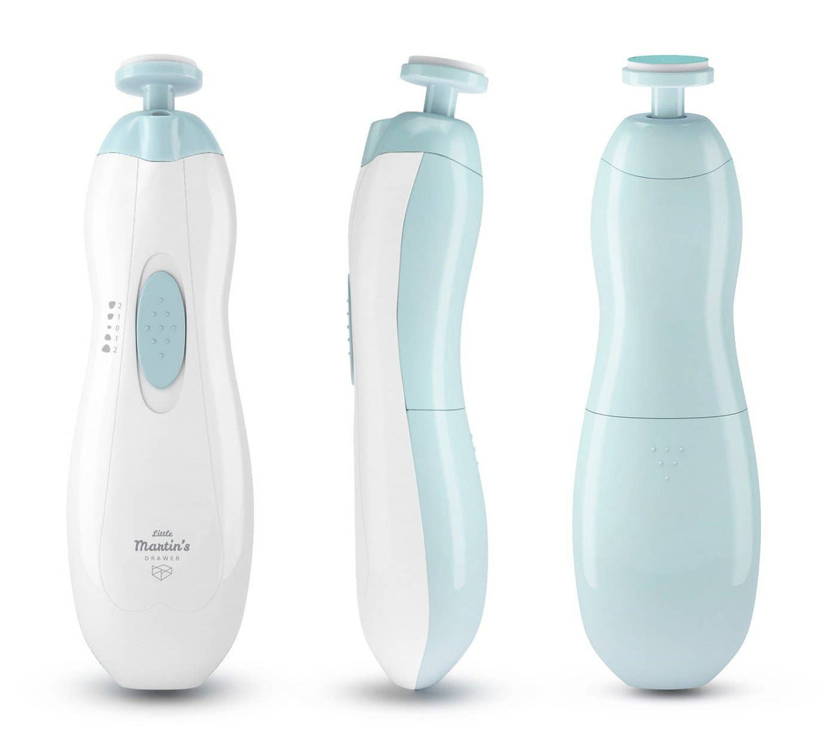 Little Martin's Drawer Baby Electric Nail Trimmer with Light: Blue