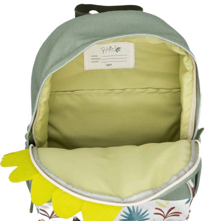Large A4 backpack - Cracky the Dinosaur
