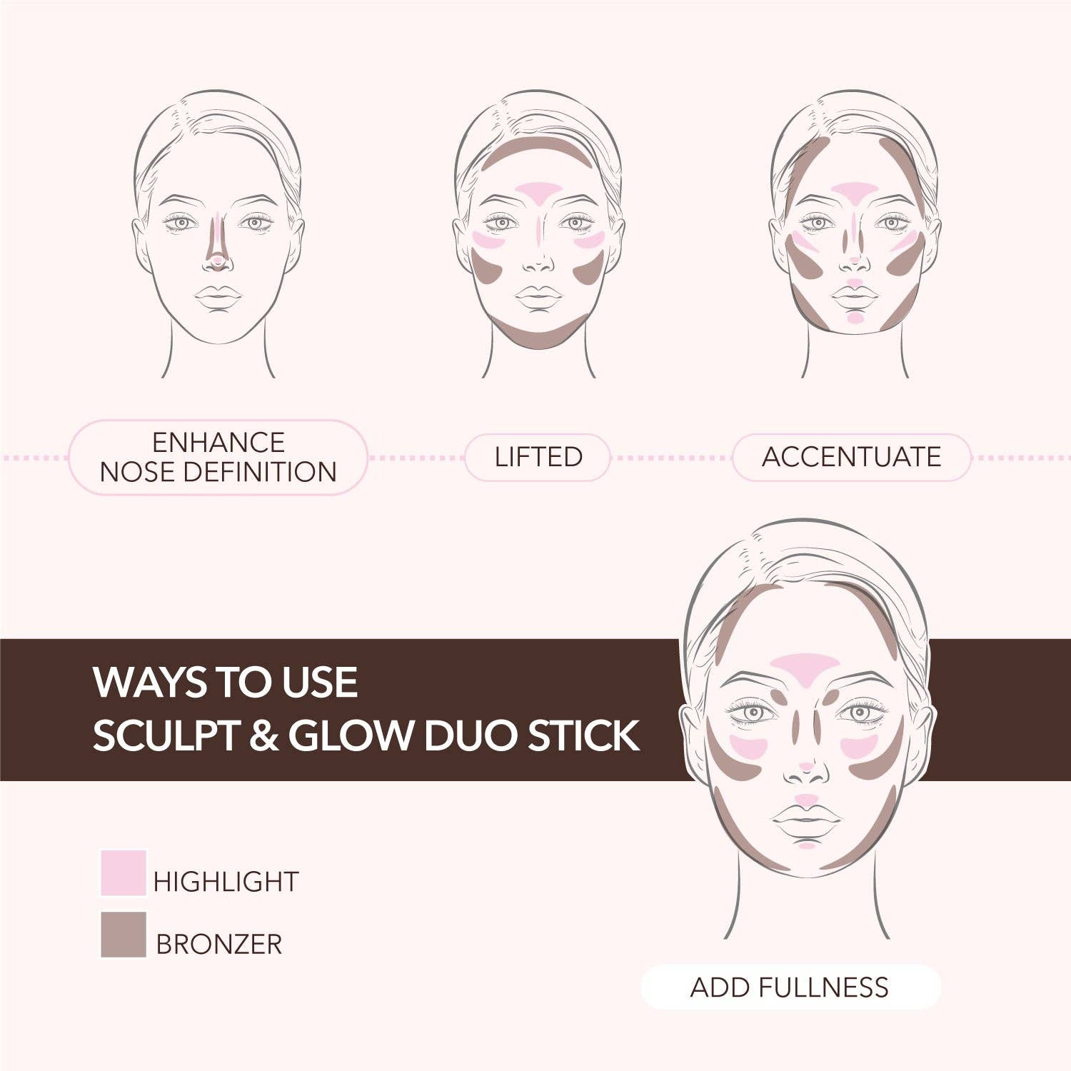Sculpt & Glow Duo Stick (100, Fun Day Out)