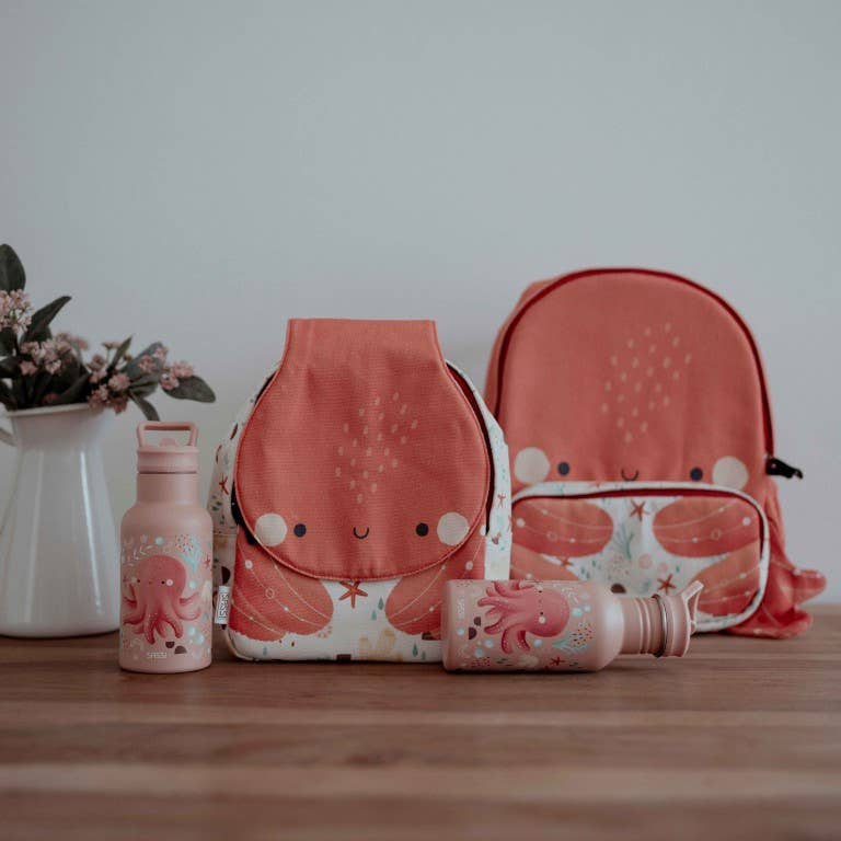 Large A4 backpack - Slurpy the octopus