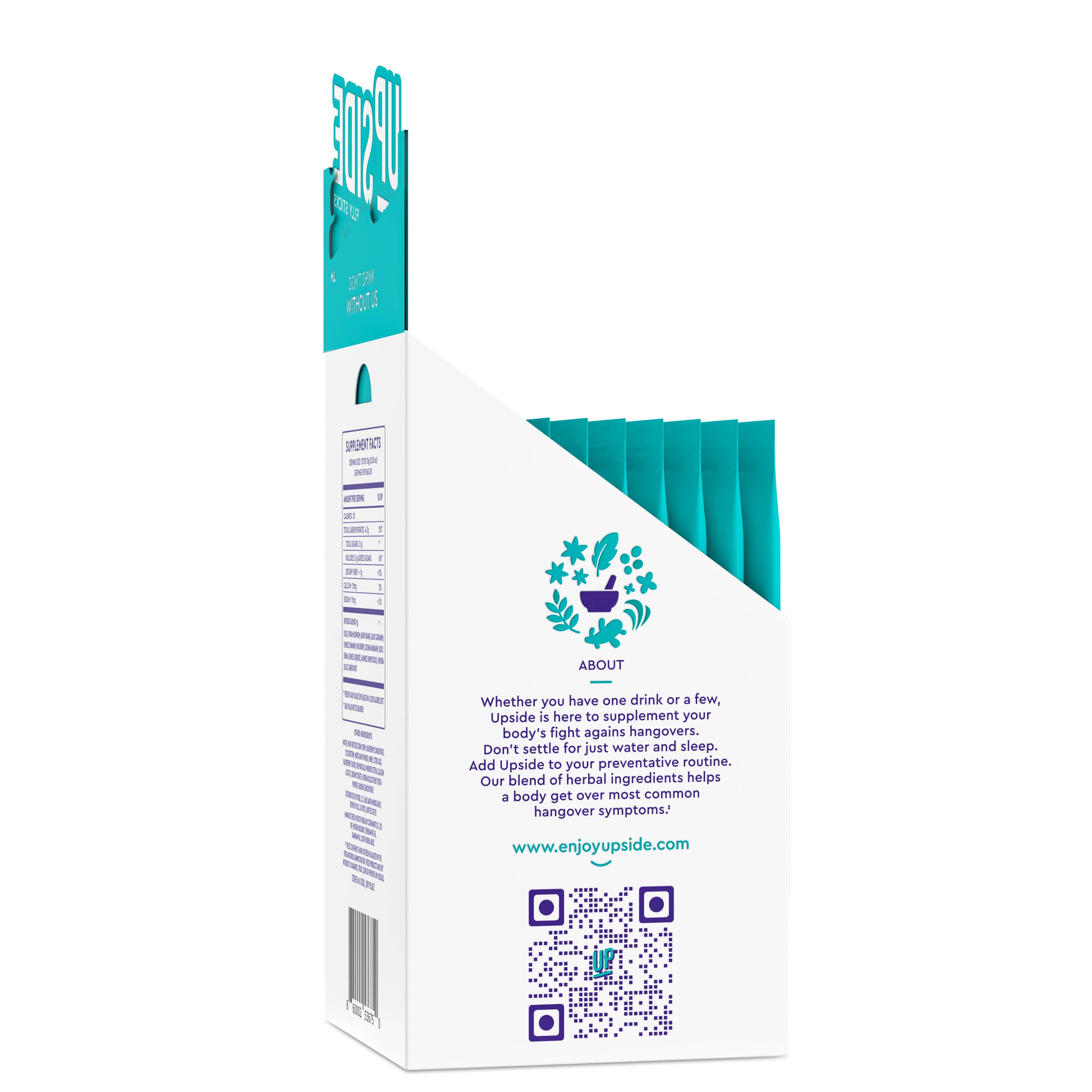 UPSIDE Before Drinking Hangover Sticks - Party Box (30-Pack)