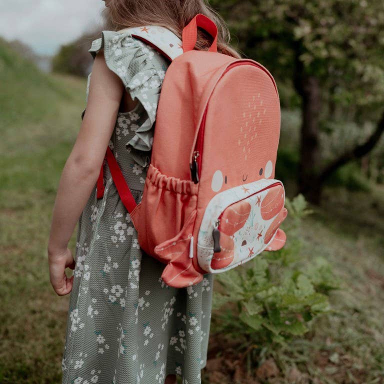 Large A4 backpack - Slurpy the octopus