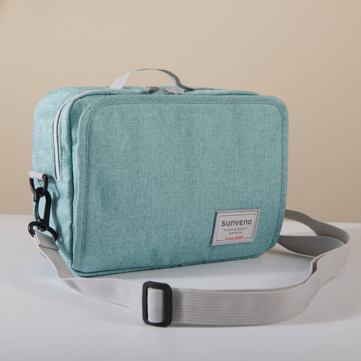 Diaper Changing Bag: Gray / Large