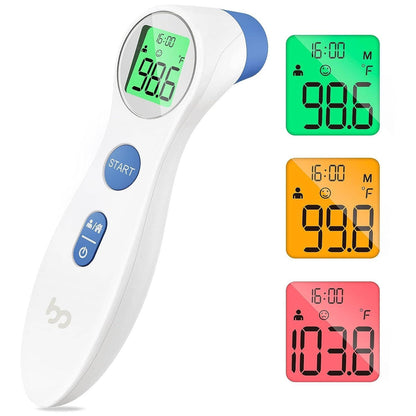 Non Contact Forehead Digital Thermometer Easy Use &amp; Carry: No Light Display